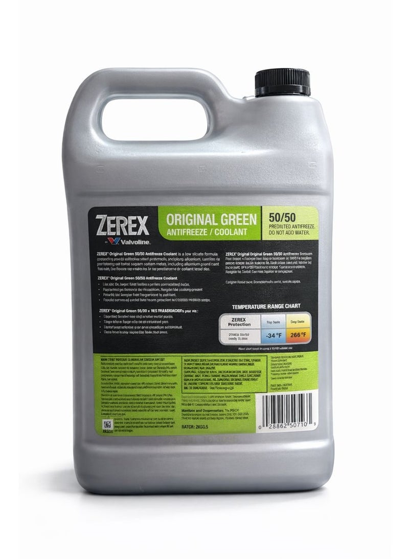 Zerex Original Green 50/50 Pre-Diluted Antifreeze Coolant – 1 Gallon (3.78L) - Image 2